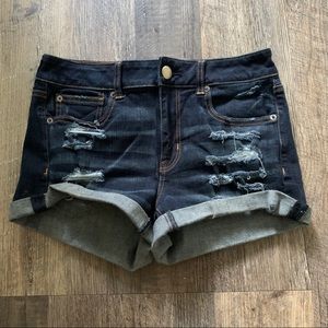 American Eagle | Hi Rise Shortie Distressing